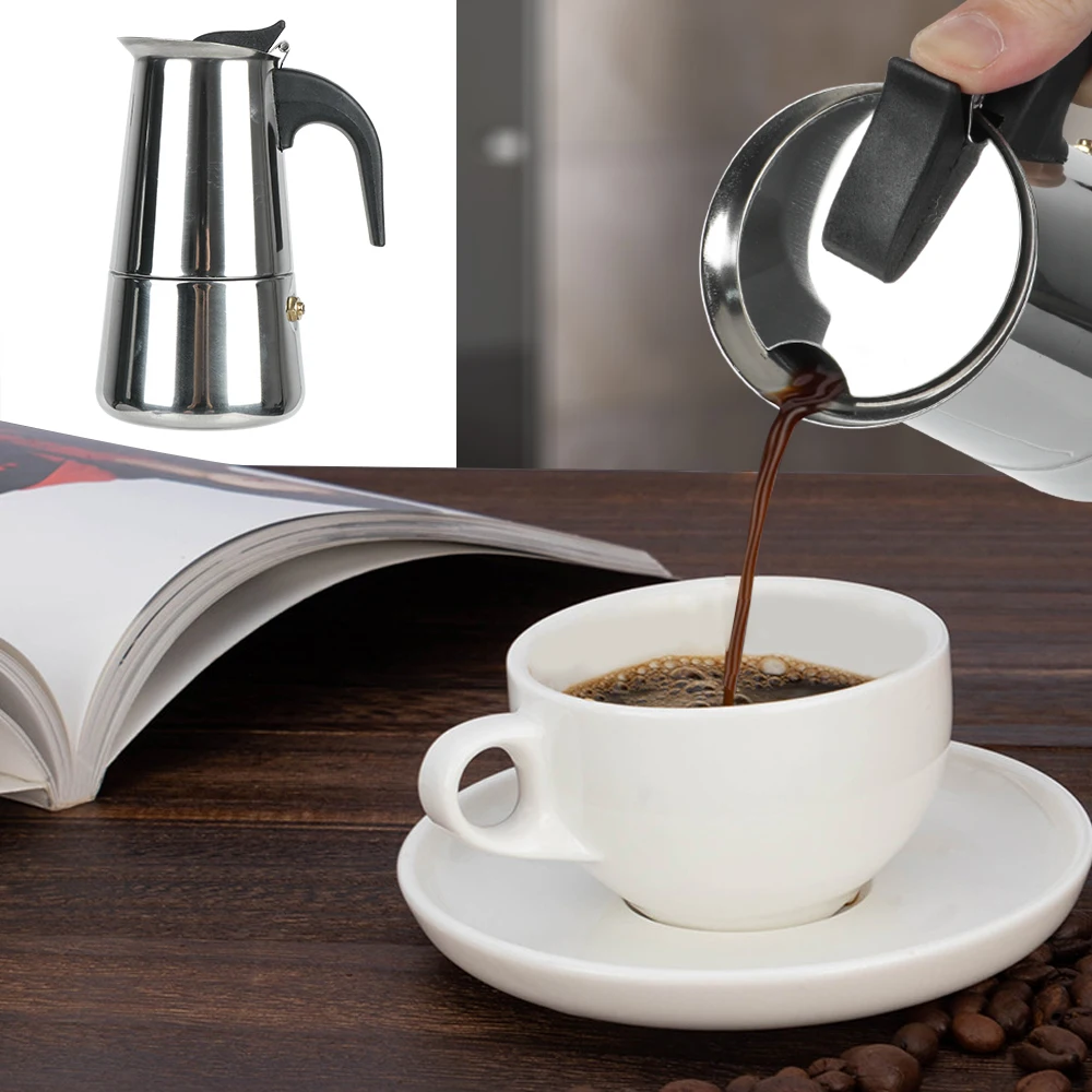 Cafetière Moka en acier inoxyd - Coffee Equipment Wholesale avis et prix