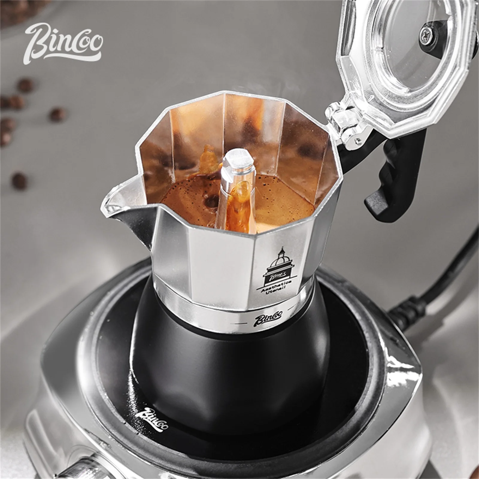 BINCOO Pot Moka à Double Valve - Coffee Equipment Machine avis et prix
