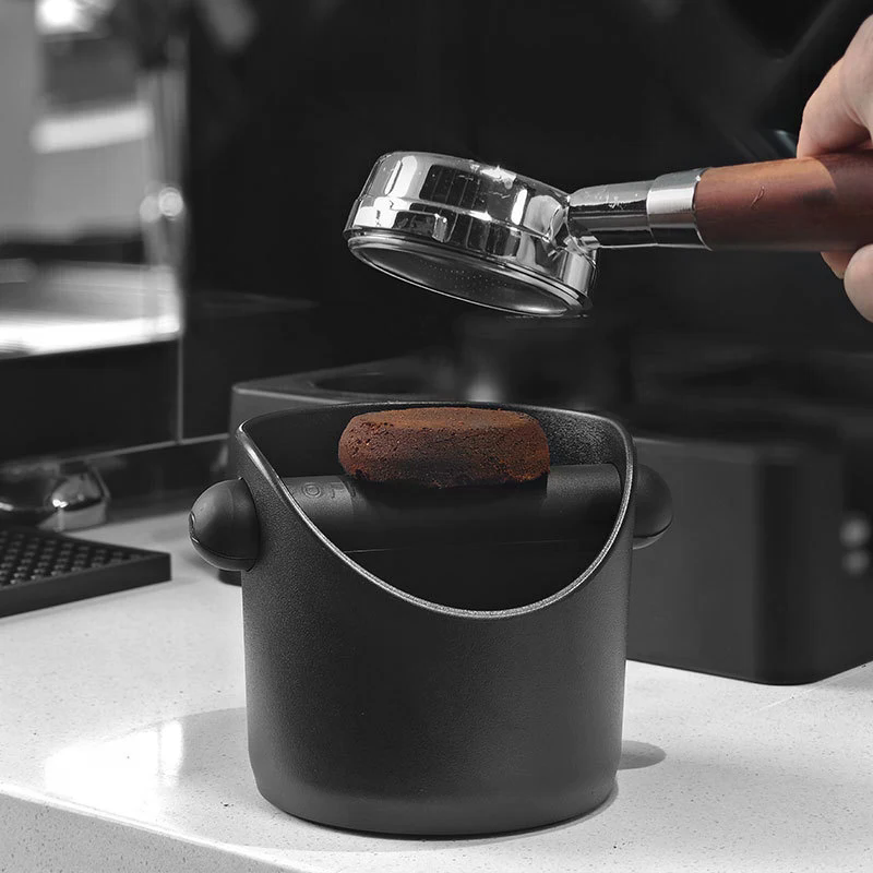 Boîte à café absorbant les cho - Coffee Knock Box avis et prix